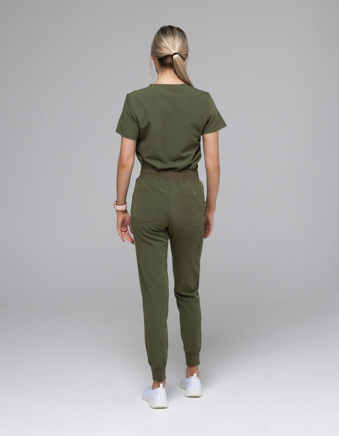 Lainey Scrub Set - Olive Green clearance