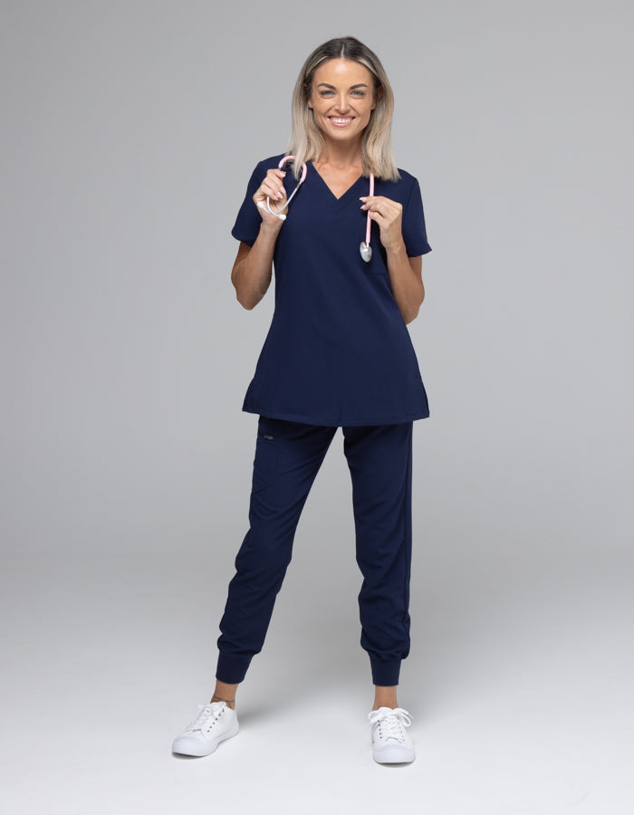 Lainey Scrub Set - Navy Blue clearance