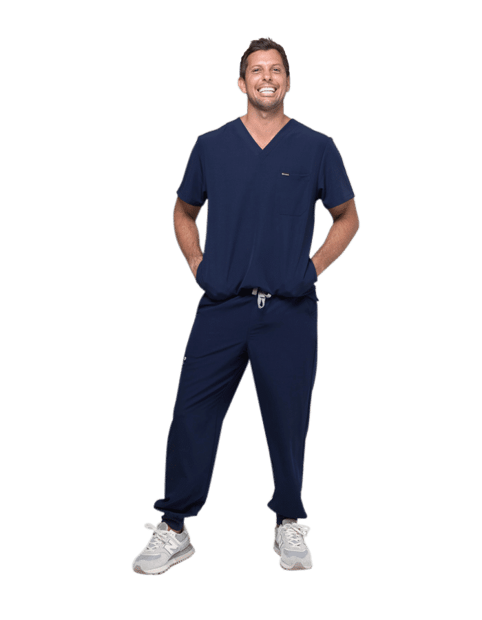 Guy Scrub Top