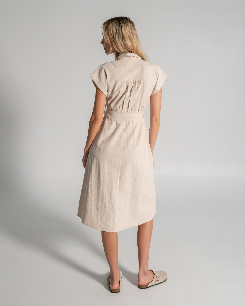 Ava Linen Dress