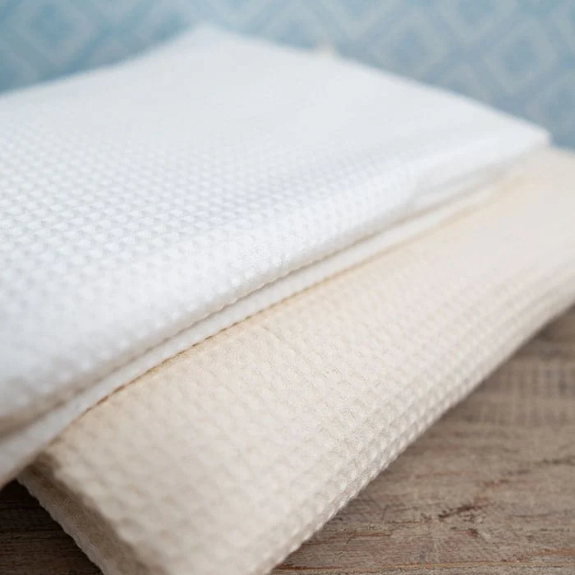 Organic Cotton Waffle Massage Table Cover Set