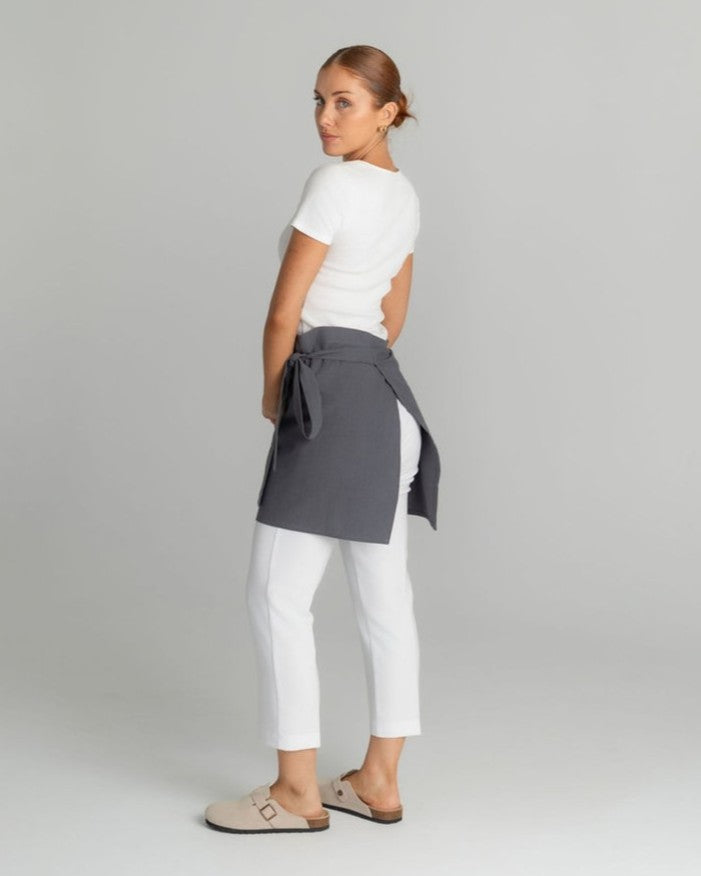 Mia Linen Half Apron