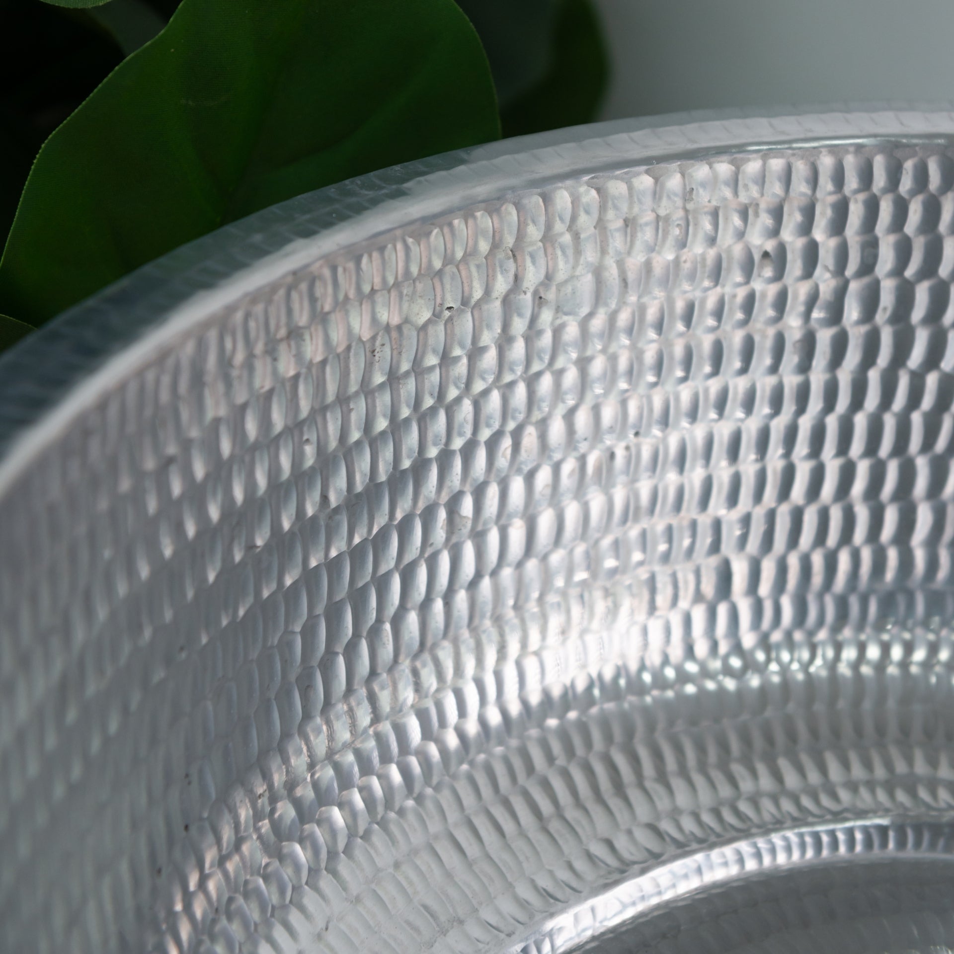 Pedicure bowl hand hammered