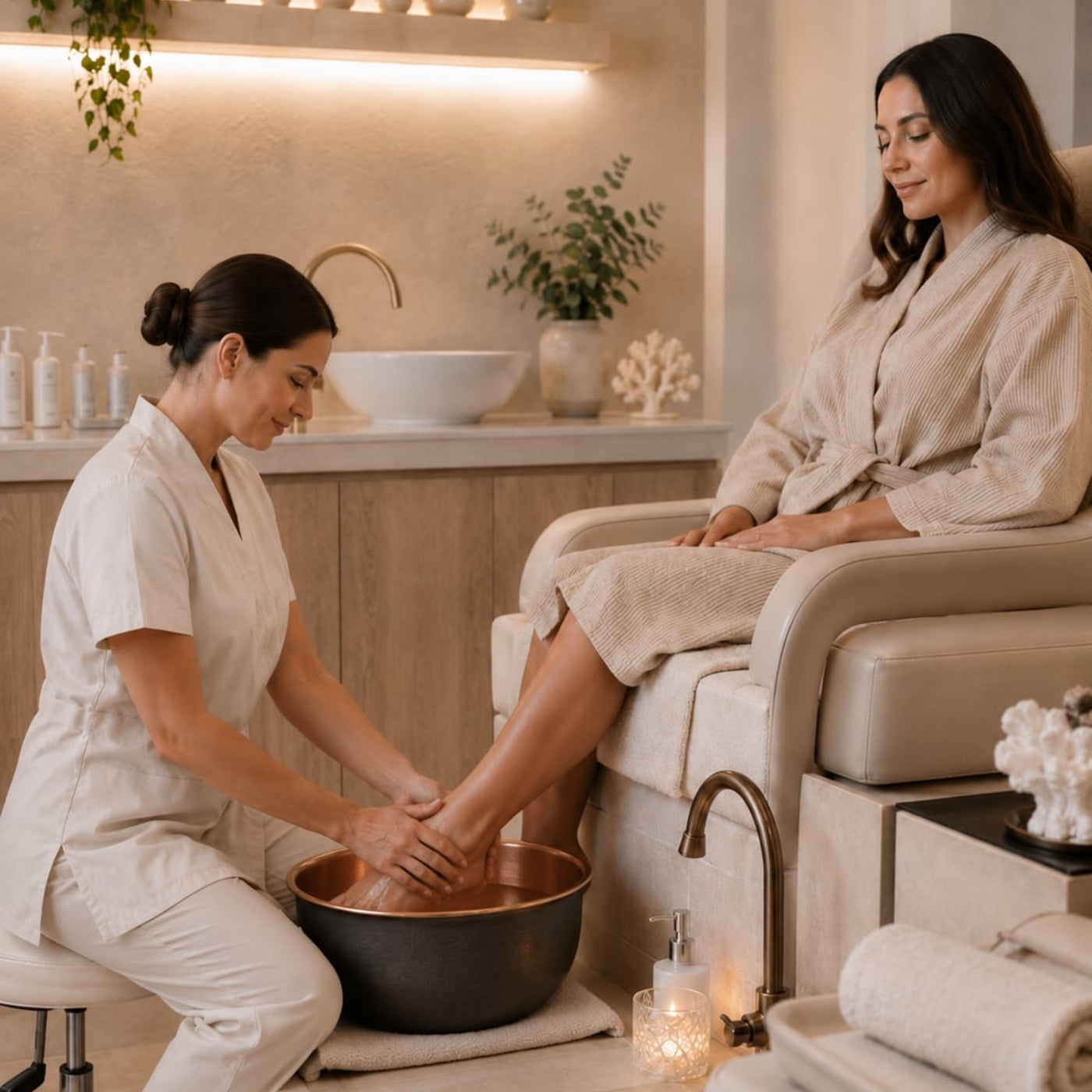 Copper Pedicure Bowl