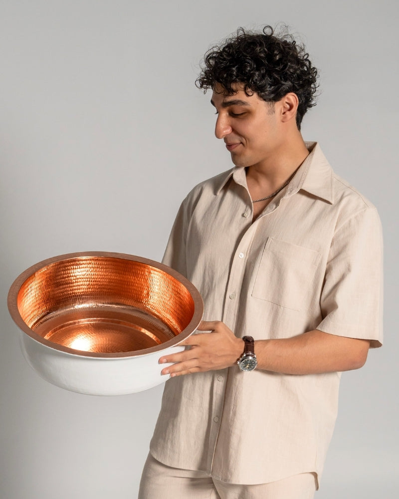 Copper Pedicure Bowl