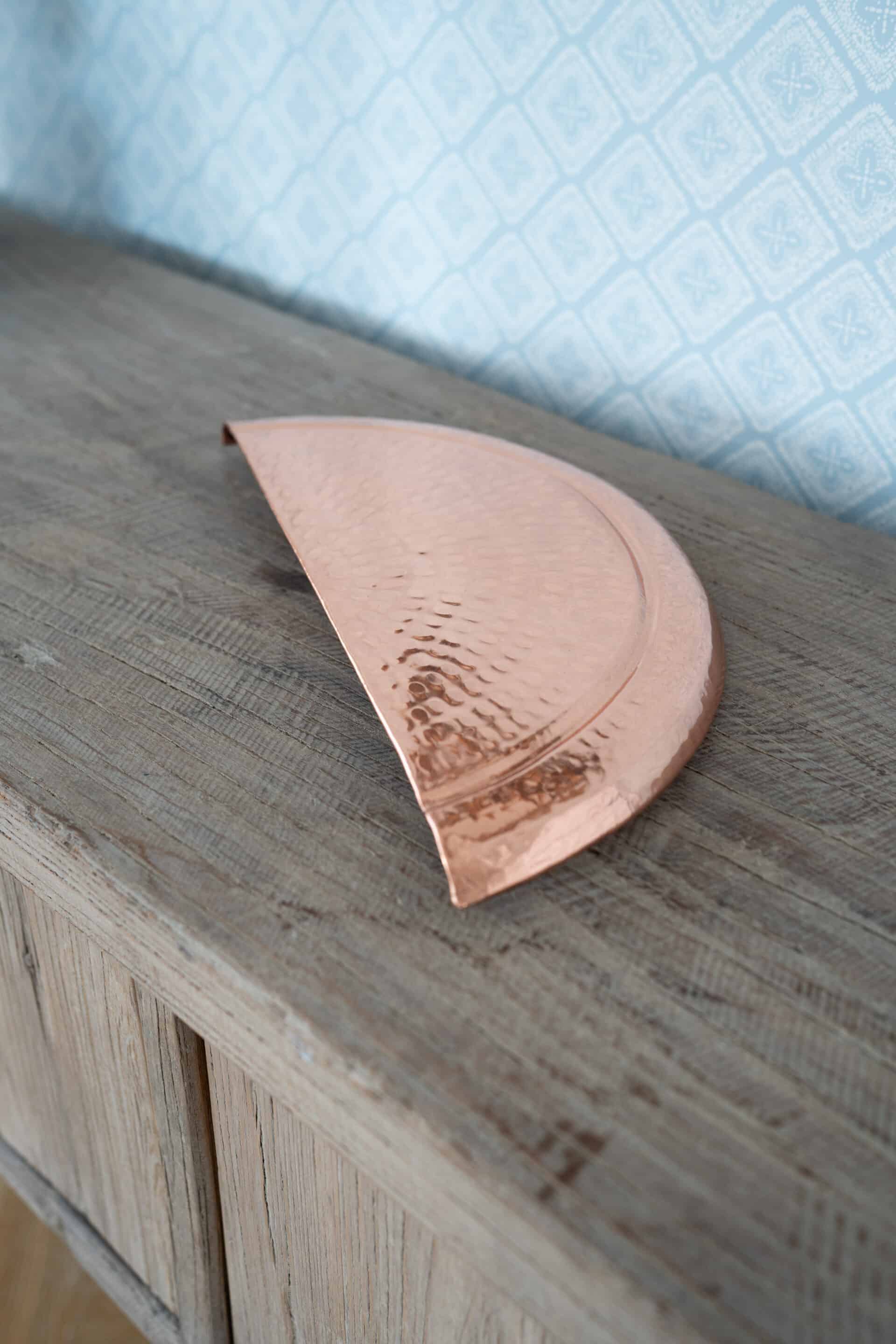 Copper Pedicure Bowl Footrest