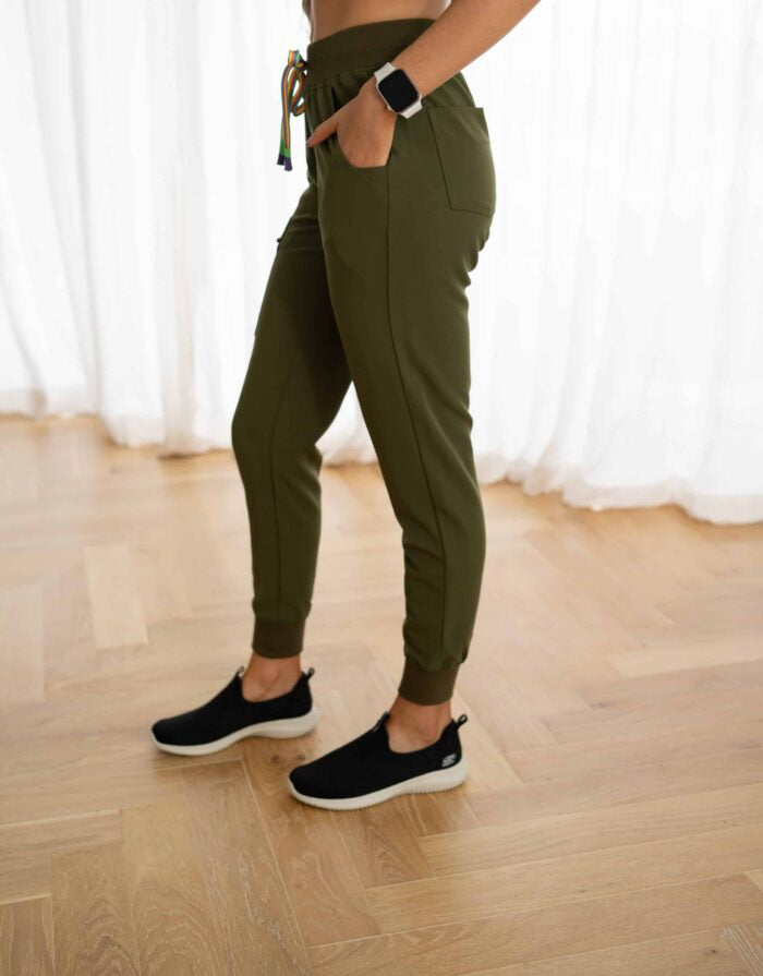 High Waisted Scrub Pants