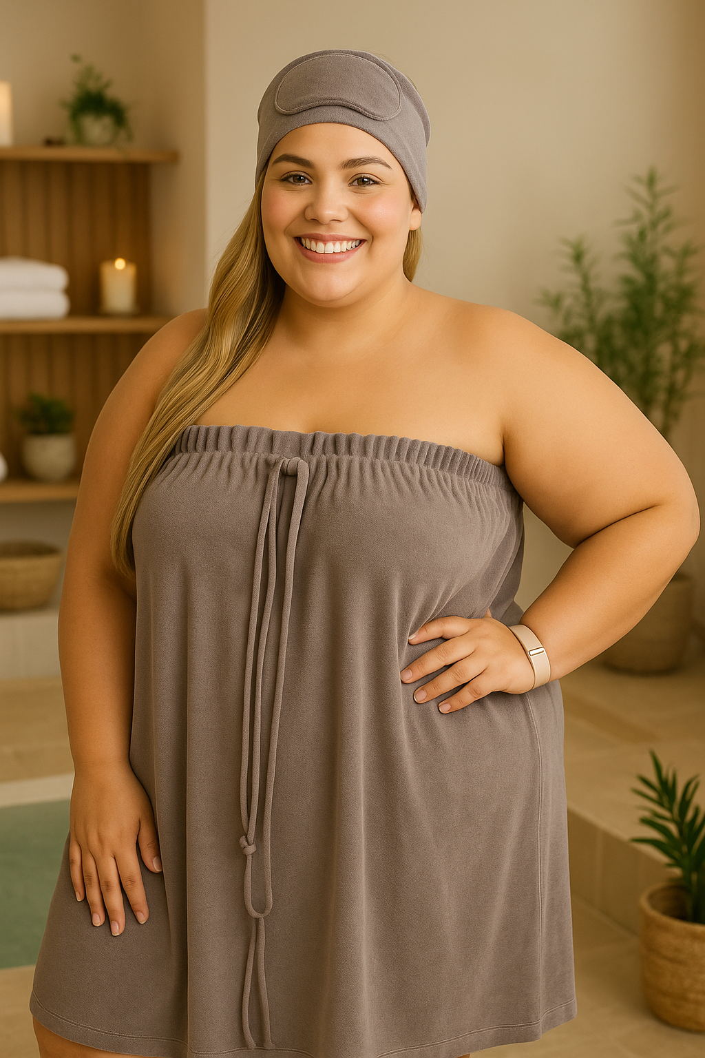 Plush Velour Spa Robes (2pk)