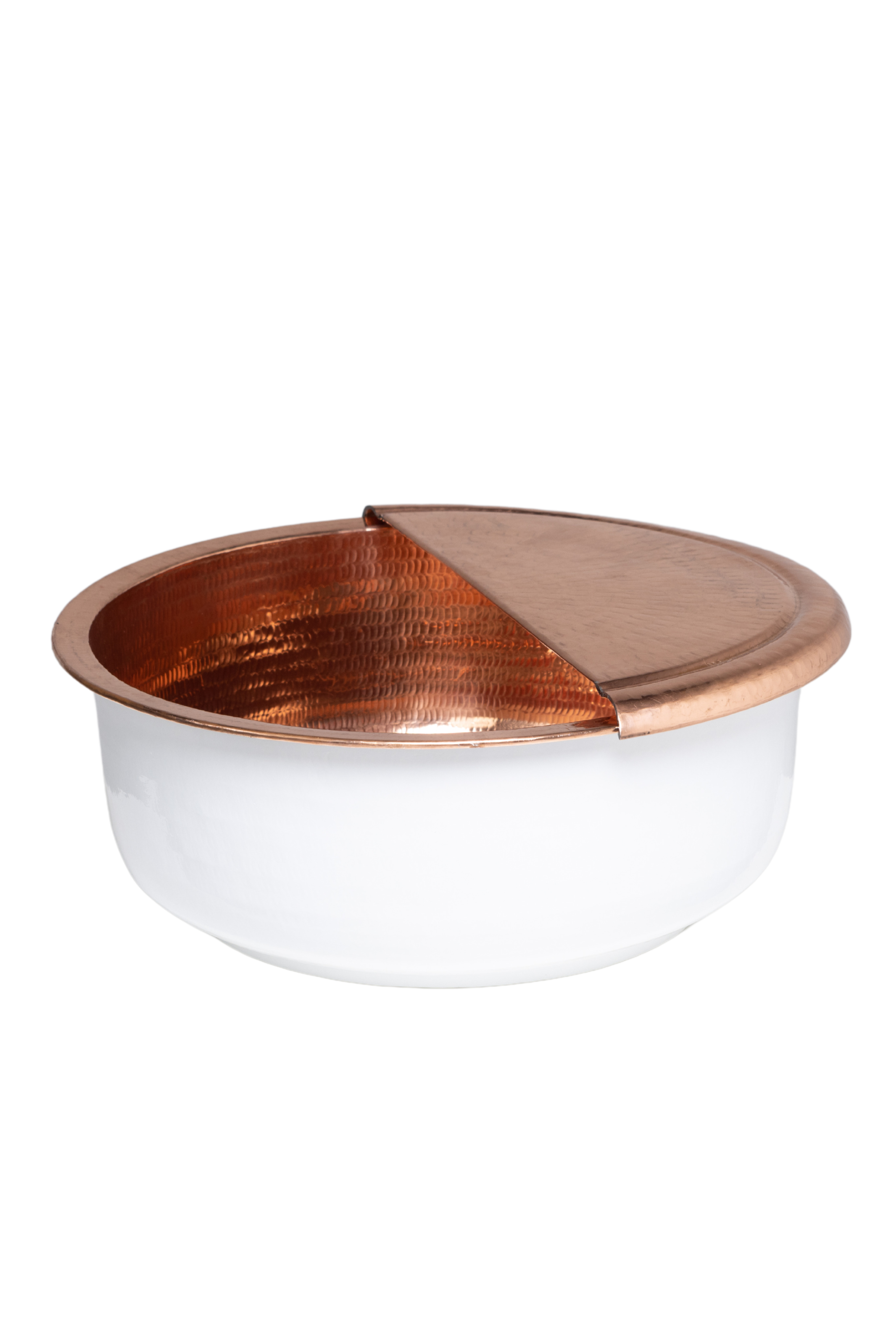 white pedicure bowls with footrest