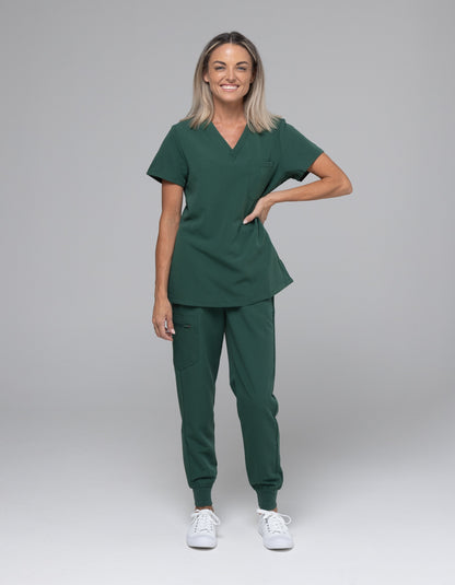 Lainey Scrub Set - Hunter Green clearance