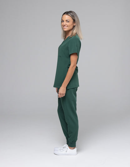 Lainey Scrub Set - Hunter Green clearance