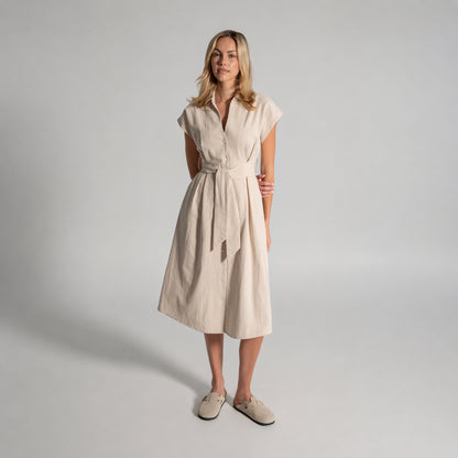 Ava Linen Dress