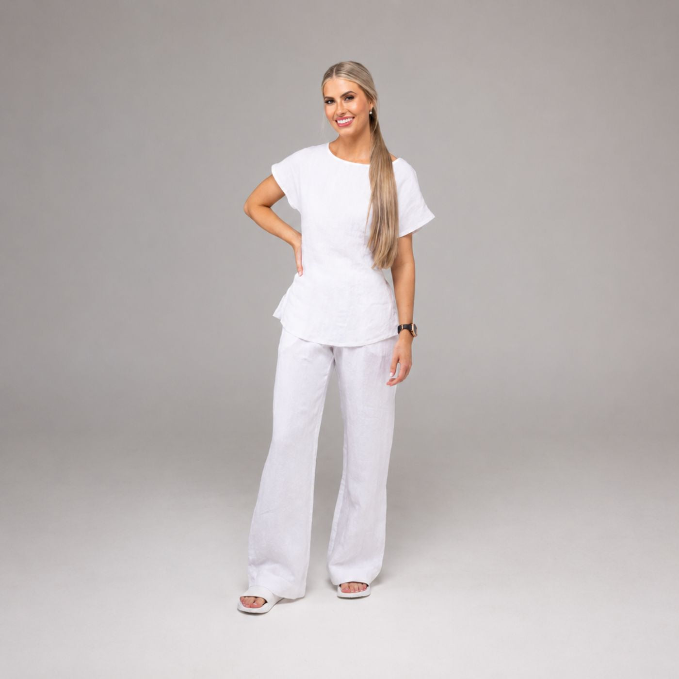 Avery Linen Tunic Clearance
