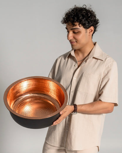 Copper Pedicure Bowl