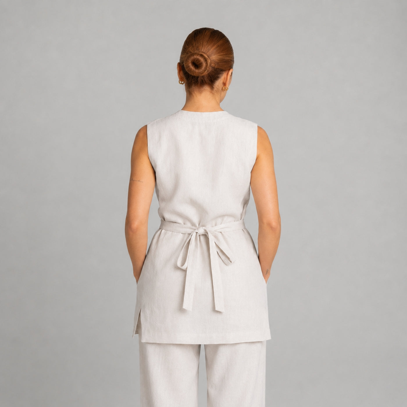 Fleur Linen Tunic - Clearance Sale