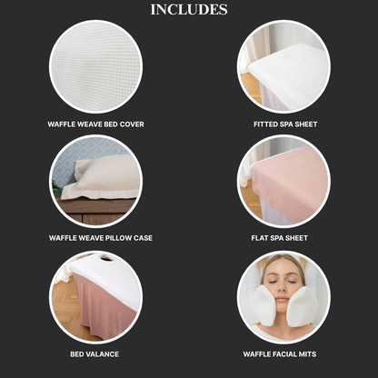 Blush Pink Spa Bed Set