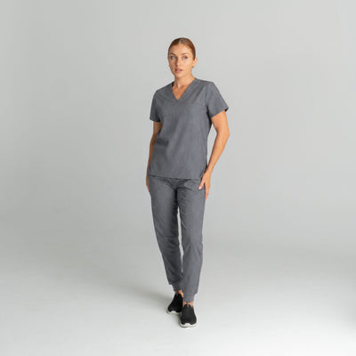Lainey Scrub Set Grey - Clearance Sale