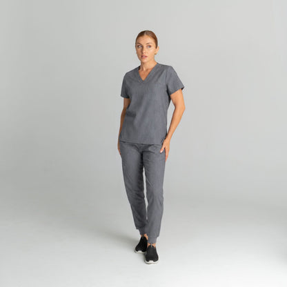 Lainey Scrub Set Grey - Clearance Sale
