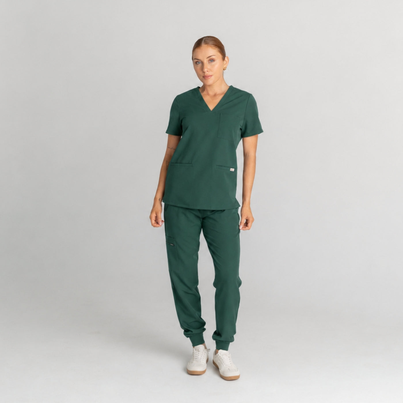 Lainey Scrub Set Hunter Green - Clearance Sale