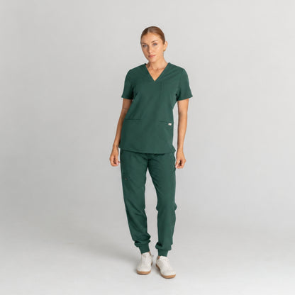 Lainey Scrub Set Hunter Green - Clearance Sale