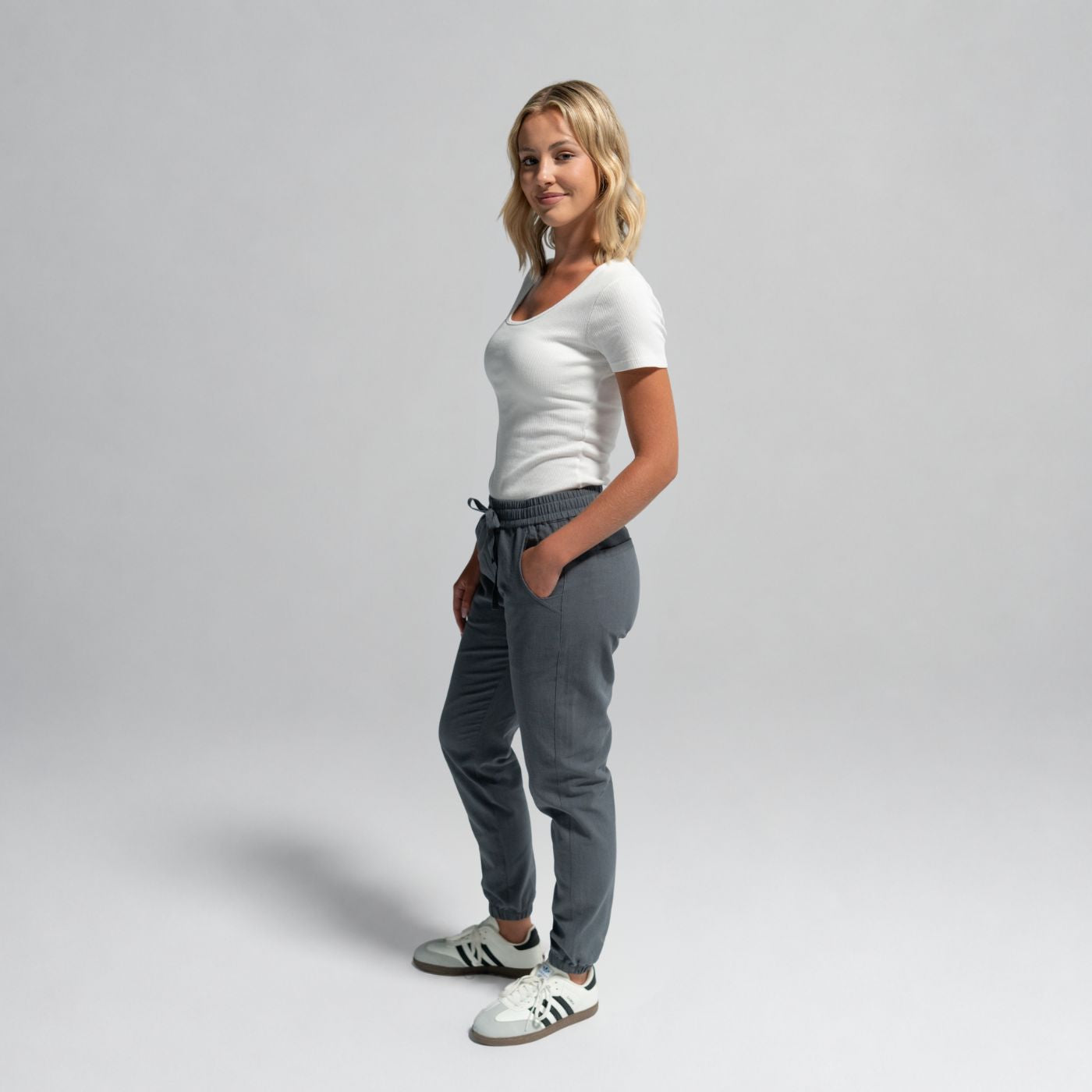 Linen Jogger Pants final Clearance