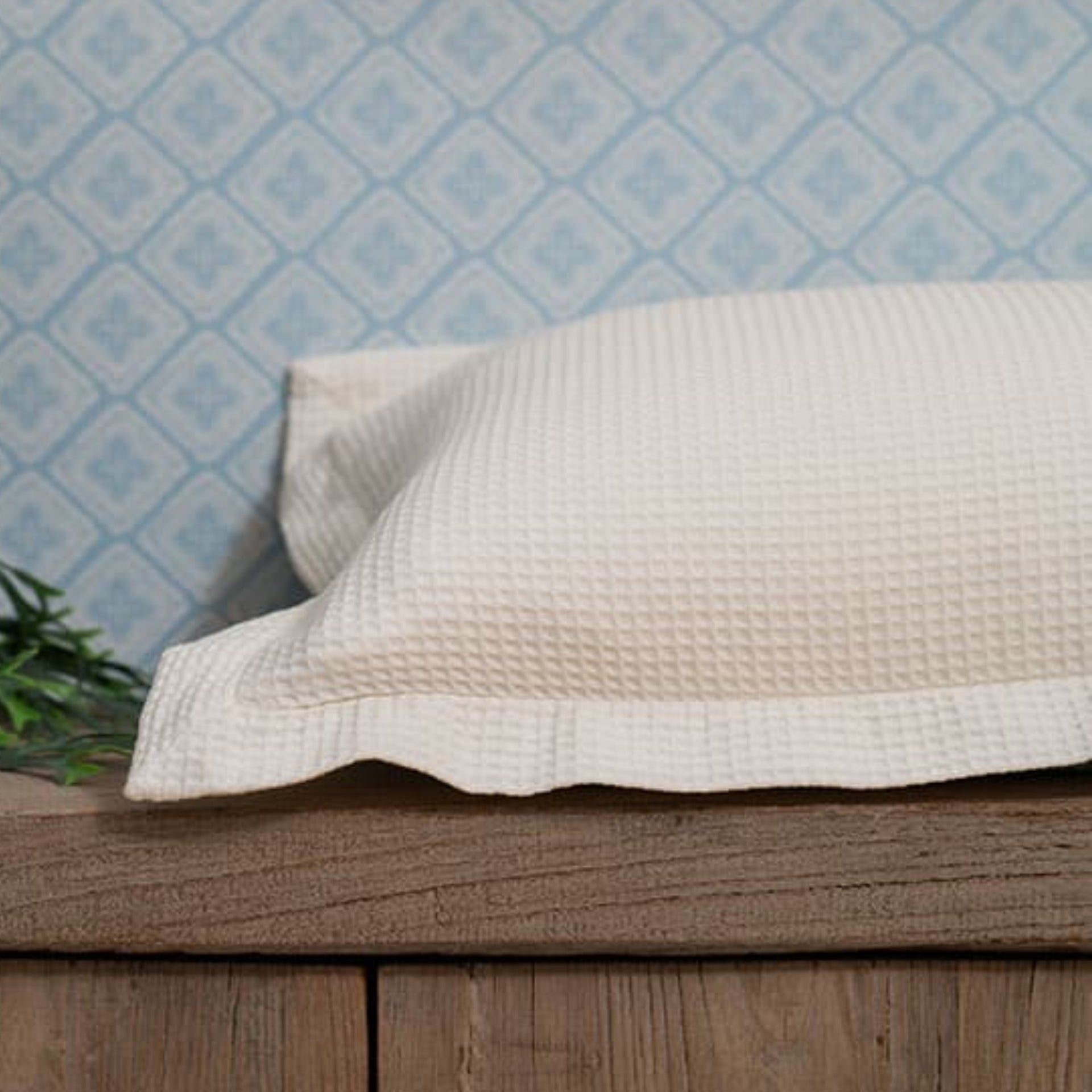 Organic Cotton Waffle Massage Table Cover Set