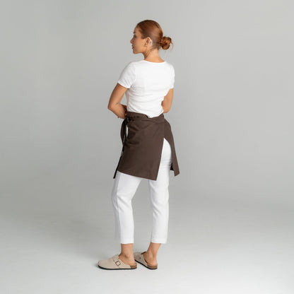Mia Linen Half Apron