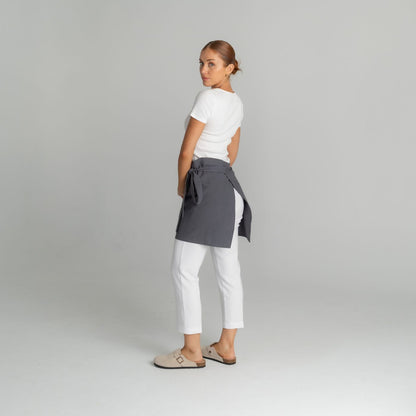 Mia Linen Half Apron