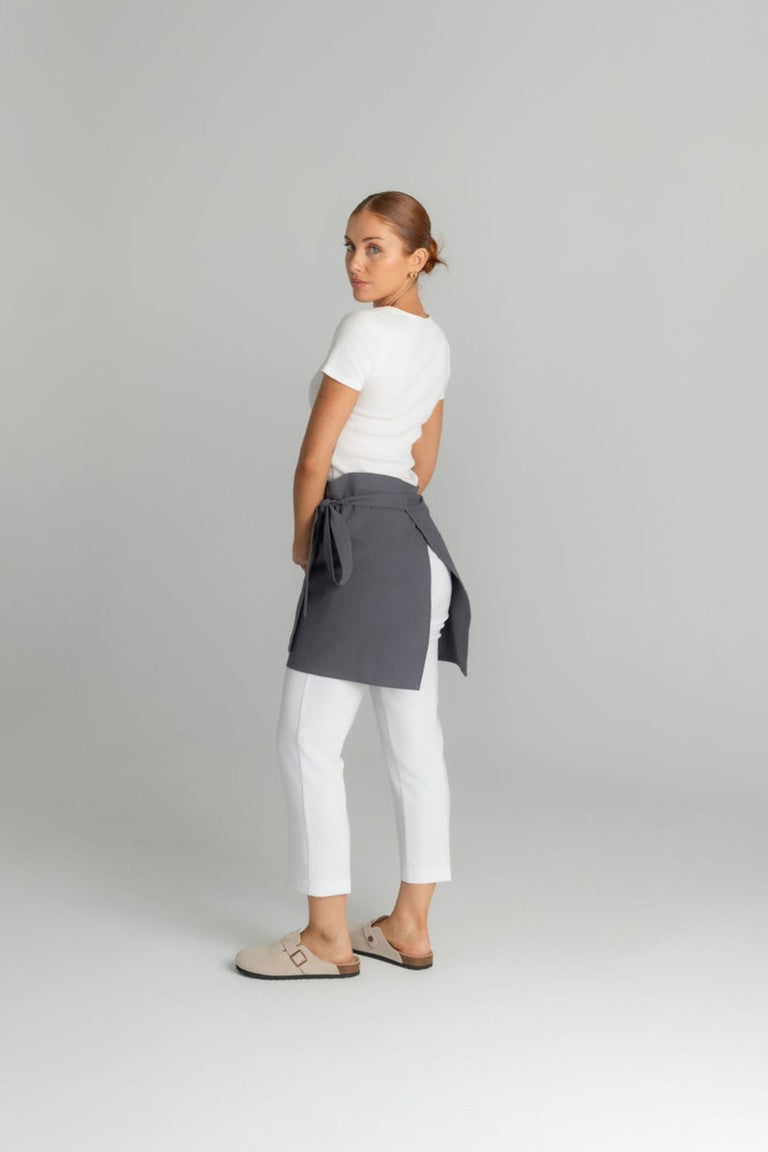 Mia Linen Half Apron
