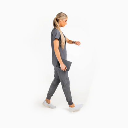 Lainey Scrub Set - Grey  final clearance