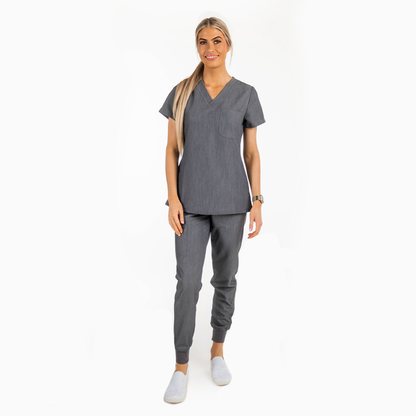 Lainey Scrub Set - Grey  final clearance