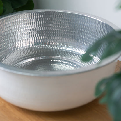 Pedicure bowl hand hammered