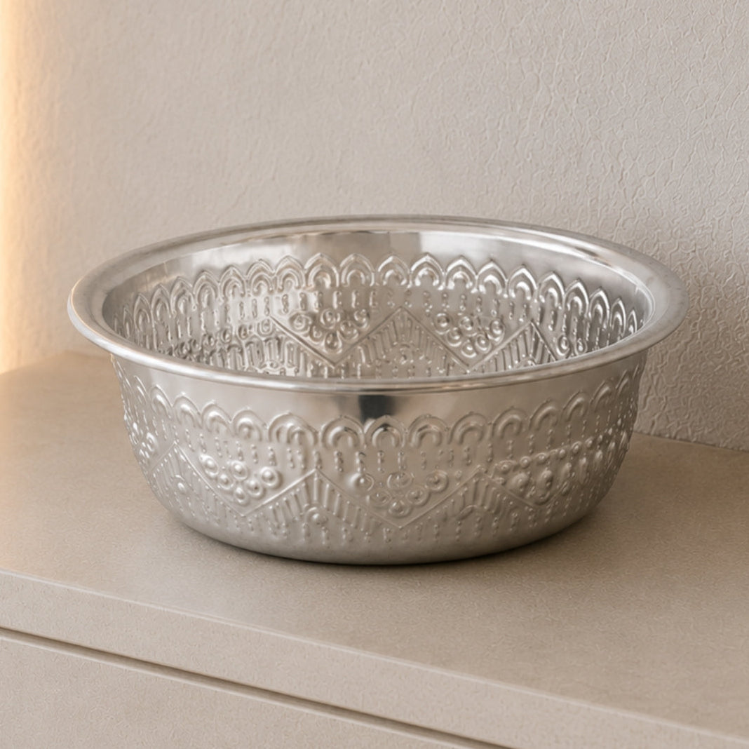Retreat Pedicure Bowl in Silver | Spring Spa Wear