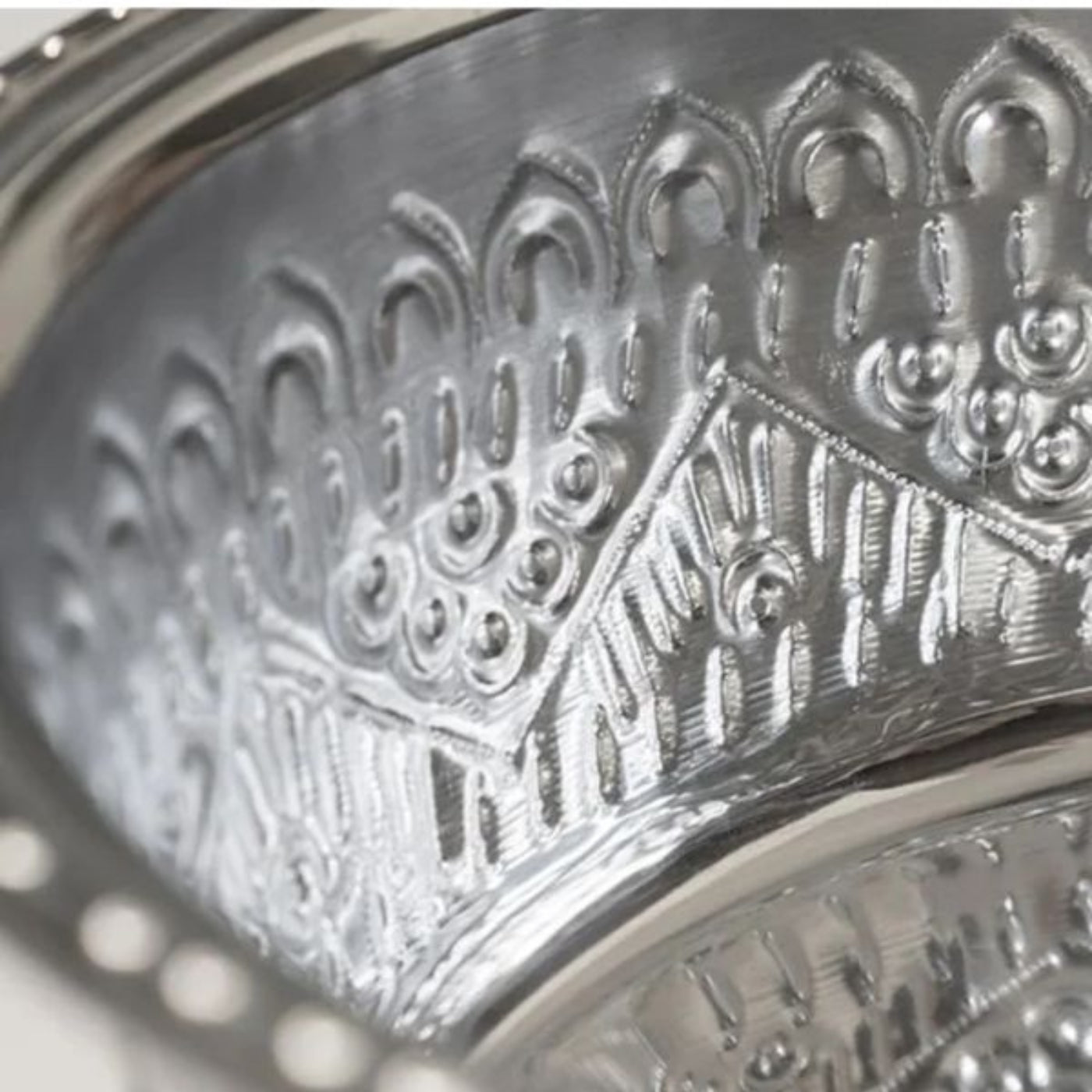 Retreat Pedicure Bowl in Silver, detail view | Spring Spa Wear