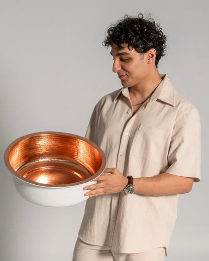 Copper Pedicure Bowl