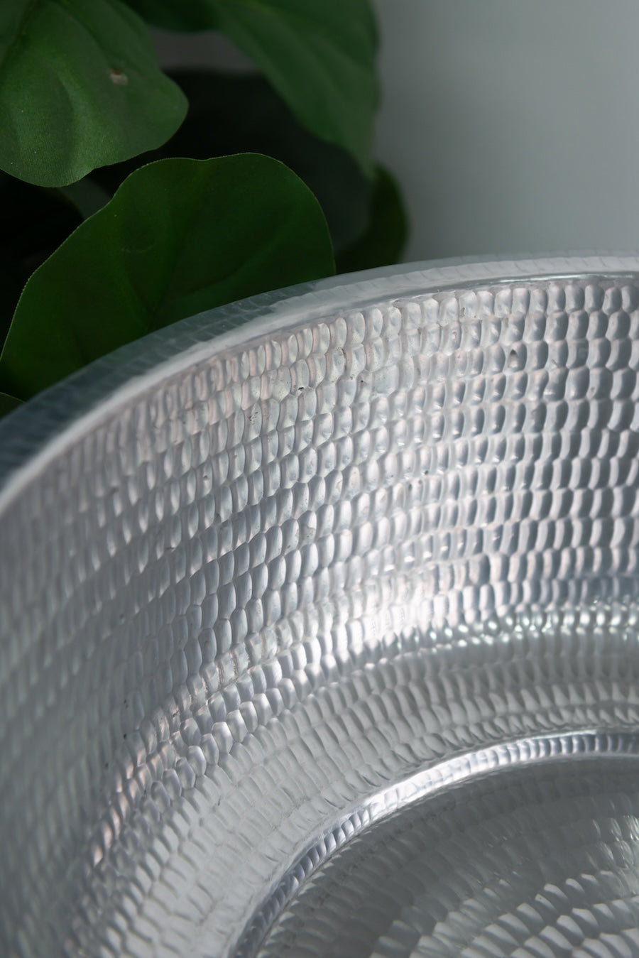 Pedicure bowl hand hammered